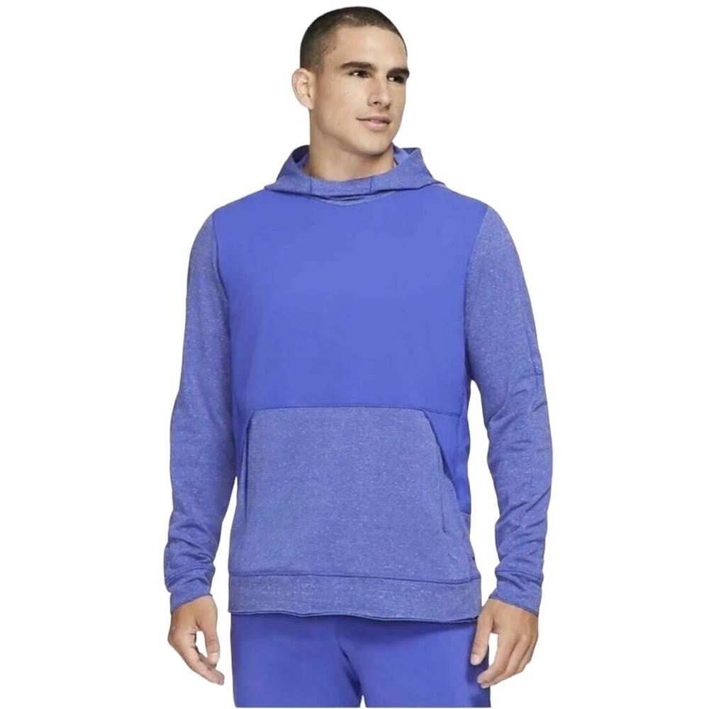 Nike Yoga Dri Fit Hoodie Indigo Blue